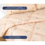 Ковдра зимова вовняна Dream Collection Wool ТЕП - Фото №4