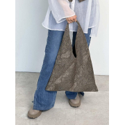 Сумка-шопер Python Art Knit коричневый - Фото №4