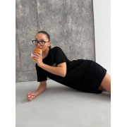 Футболка-туніка Be Happy ST2 Cosy чорна - Фото №5