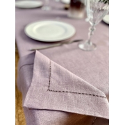 Скатертина лляна з мережкою SKLM35 LiMaSo - Фото №3