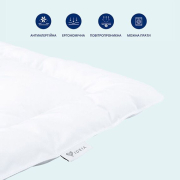 Ковдра готельна всесезонна антиалергена Premium Ideia біла - Фото №6