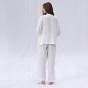 Сорочка-кімоно з мусліну Serli kruvaze kimono kisa beyaz Penelope білий - Фото №5