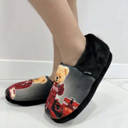 Тапочки для хлопчика Memory Гонщик ведмедик Waldi Home 20-4-509 чорні - Фото №6