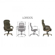 Офісне крісло Lordos Special4You E0475 - Фото №3