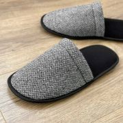 Капці домашні чоловічі Twins ялинка сірі - Фото №4