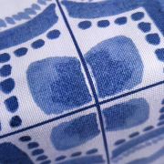 Скатертина водовідштовхувальна Blue Mosaic SoundSleep біла - Фото №4