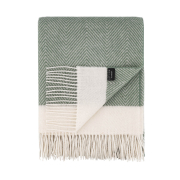 Плед шерстяной Ardesto Leonardo Bianco зеленый - Фото №5