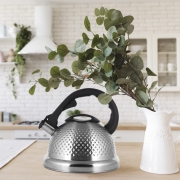 Чайник зі свистком 2,7л Kamille 100306 - Фото №5