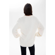 Светр в'язаний Dakota Coconut German Volf 25122 білий - Фото №7