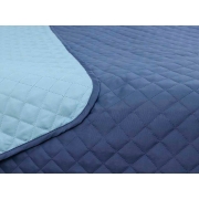 Покрывало стеганое Руно Валенсия синее - Фото №3