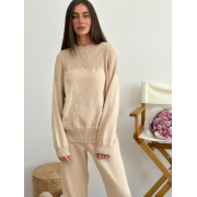 Джемпер в'язаний Katrin бежевий Art Knit - Фото №5