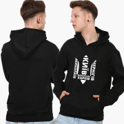 Худі чоловічий Несломлені MobiPrint 9225-3792 чорний - Фото №4