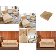 Чохол на диванну подушку-сидушку мікрофібра Homytex бежевий - Фото №6