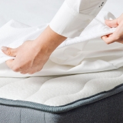 Наматрацник водонепроникний з еластичною стрічкою по перимерту Aqua Stop Ideia білий - Фото №12