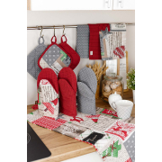 Рукавиця-прихватка Merry Christmas Прованс сіра - Фото №6