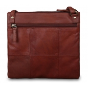 Шкіряна наплічна сумка Visconti 18608 A brown - Фото №6