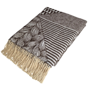 Плед бавовняний Abstract SoundSleep шоколад - Фото №6