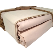 Комплект постільної білизни SoundSleep Stonewash Doble Pink Milk рожево-молочний - Фото №8