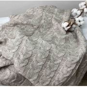 В'язаний плед Глорія коси лате Прованс - Фото №3