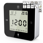 Годинник настільний WT344 Black&Silver Technoline DAS301304 - Фото №3