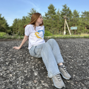 Футболка унісекс з принтом Heart Emily біла - Фото №3