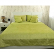 Покривало декоративне двостороннє VeLour Руно Green banana - Фото №3