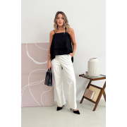 Штаны кожаные Art Knit белый - Фото №4