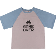 Піжама для хлопчика ПЖ58 футболка та шорти Бембі 8X0-синій-сірий - Фото №3