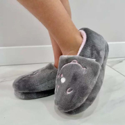 Тапочки для девочки Memory Ведмедик Waldi Home 311-006 серые - Фото №5