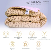 Ковдра бавовняна літня 2818 Сolor Fun Line Geometry MirSon - Фото №3