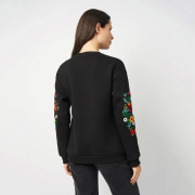 Світшот жіночий Магнолія Lesia чорний - Фото №3