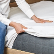 Наматрацник водонепроникний з еластичною стрічкою по перимерту Aqua Stop Ideia білий - Фото №14