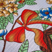 Рушник великодній вафельний кухонний З Великоднем Emily блакитний - Фото №4