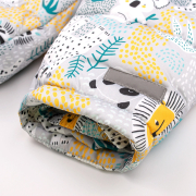 Комбінезон зимовий КБ215 плащівка Бембі X01-сірий-принт - Фото №8