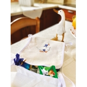 Кошик для печива та солодощів Гуси GU13 LiMaSo із серветкою - Фото №4