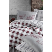 Постільна білизна Edmon dark red ранфорс First choice - Фото №3