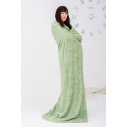 Флісовий плед 1004 Damask Mint Mirson - Фото №3