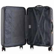 Валіза 24 M Black T5718-2 Semi Line DAS302928 - Фото №4