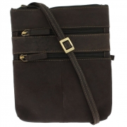 Шкіряна сумка Visconti 18606 oil brown - Фото №4