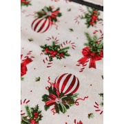 Серветка новорічна Stripe Balls Прованс - Фото №7