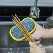 Губка для посуду 10х17 см Love You LYH9005 - Фото №5