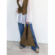 Сумка-шопер Python Art Knit рыжий - Фото №3