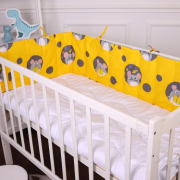 Борт у ліжечко Kids Time 20-0029 Funny mice MirSon - Фото №3