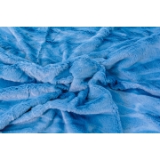 Флисовый плед 1012 Aurora Blue Mirson - Фото №5