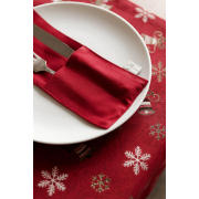 Чехол для столовых приборов Прованс красный - Фото №4
