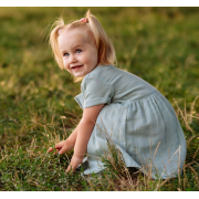 Сукня ПЛ376 муслін Бембі U00-м'ятний - Фото №3