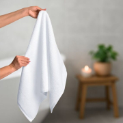 Рушник махровий Ideia 600 білий - Фото №3