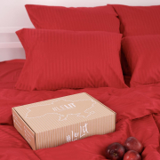 Постельное белье SS-3031 сатин-страйп LeLIT красный - Фото №4