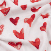 Плед фланелевий Сердечка Flannel Ardesto - Фото №4