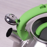 Чайник зі свистком 3л Kamille 0671 - Фото №3